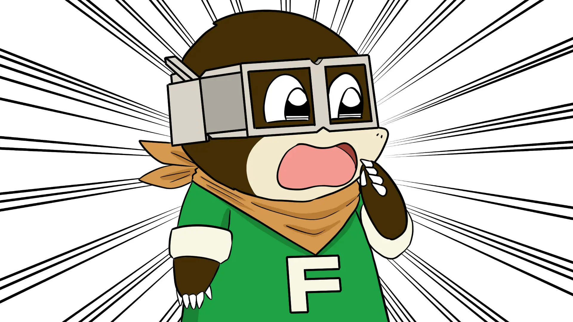 すごく驚く フカボリン