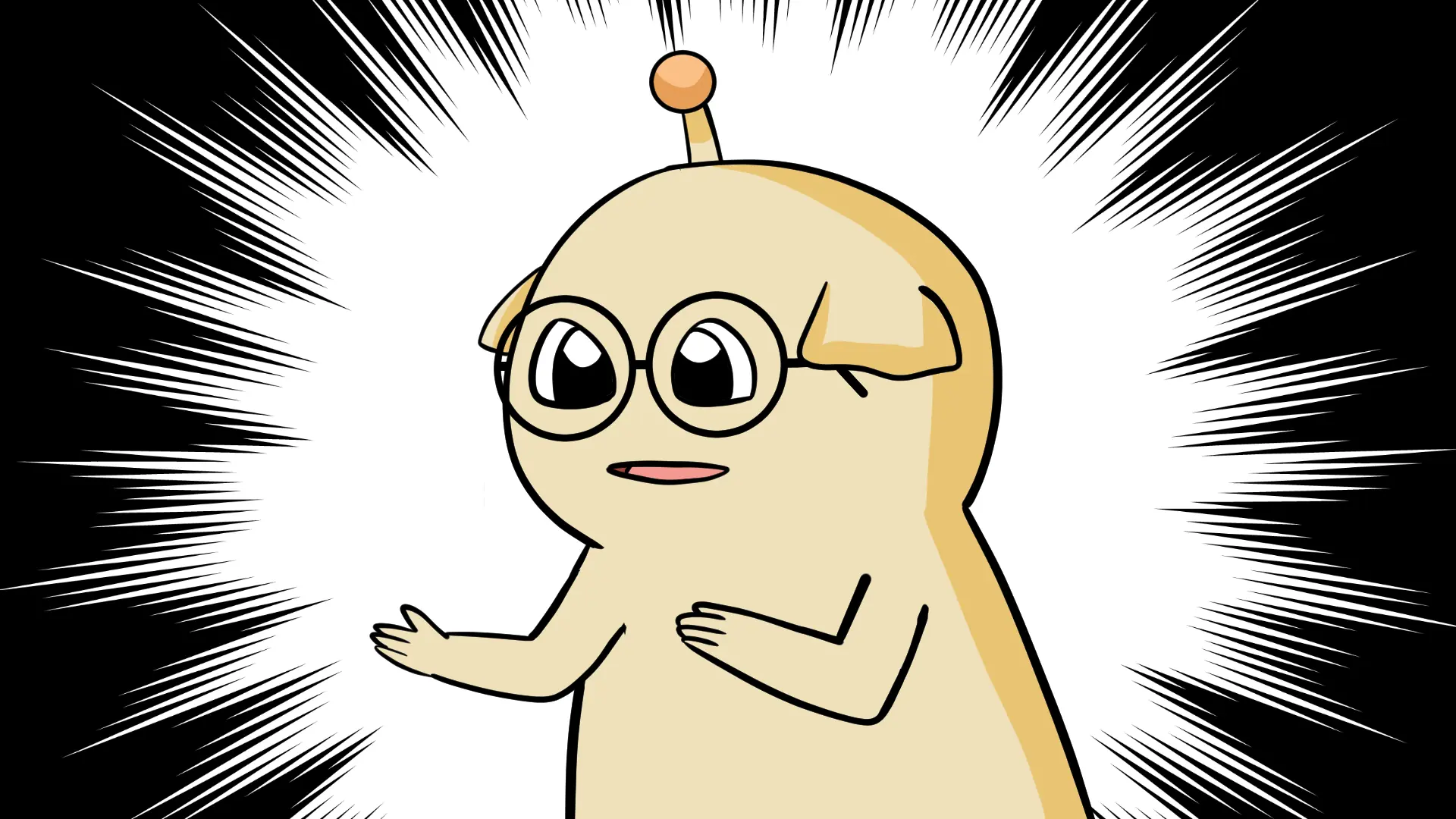 ピタッと止まるモルキ
