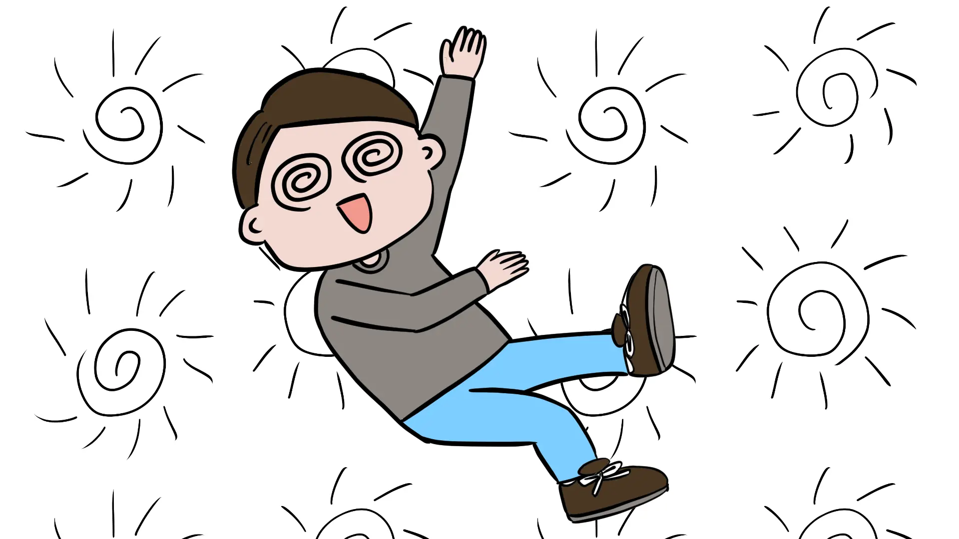 ヘロヘロしている人
